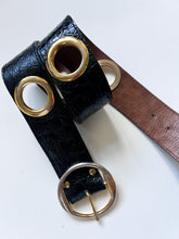Load image into Gallery viewer, "Croco" leather belt