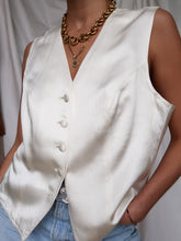Load image into Gallery viewer, « lotus » satin vest