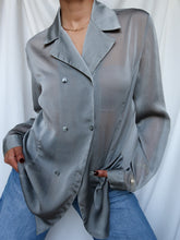 Load image into Gallery viewer, Sheer grey shirt