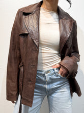 Load image into Gallery viewer, REDSKINS leather trench