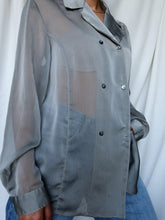 Load image into Gallery viewer, Sheer grey shirt