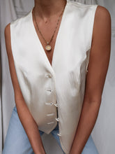 Load image into Gallery viewer, « lotus » satin vest