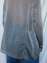 Load image into Gallery viewer, Sheer grey shirt