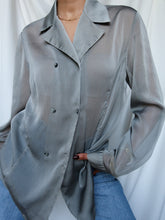 Load image into Gallery viewer, Sheer grey shirt