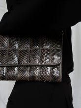 Load image into Gallery viewer, vintage snake clutch bag