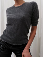 Load image into Gallery viewer, “storm” cashmere tee