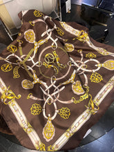 Load image into Gallery viewer, "Royal" silk scarf