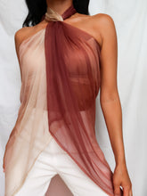 Load image into Gallery viewer, "Desert" silk scarf