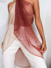 Load image into Gallery viewer, "Desert" silk scarf