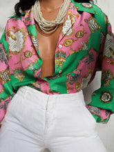 Load image into Gallery viewer, "Dolce vita" silk shirt