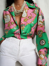 Load image into Gallery viewer, "Dolce vita" silk shirt