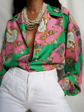Load image into Gallery viewer, "Dolce vita" silk shirt