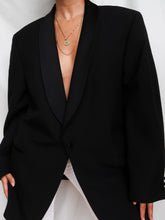 Load image into Gallery viewer, Smoking black blazer