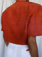 Load image into Gallery viewer, "Tangerine" linen vest