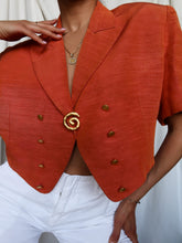 Load image into Gallery viewer, "Tangerine" linen vest