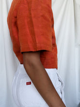 Load image into Gallery viewer, "Tangerine" linen vest