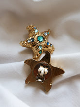 Load image into Gallery viewer, "Star" vintage clip on earrings