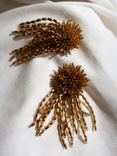 Load image into Gallery viewer, "firework" pearls clip on earrings