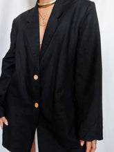 Load image into Gallery viewer, "Nero" black blazer
