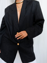 Load image into Gallery viewer, "Nero" black blazer