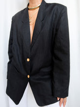 Load image into Gallery viewer, "Nero" black blazer