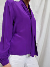Load image into Gallery viewer, "Purple" silk shirt