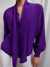 Load image into Gallery viewer, "Purple" silk shirt
