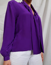 Load image into Gallery viewer, "Purple" silk shirt