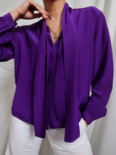 Load image into Gallery viewer, "Purple" silk shirt
