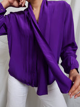 Load image into Gallery viewer, "Purple" silk shirt