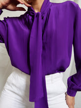 Load image into Gallery viewer, "Purple" silk shirt