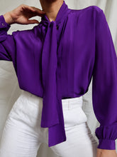 Load image into Gallery viewer, "Purple" silk shirt