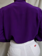 Load image into Gallery viewer, "Purple" silk shirt