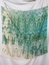 Load image into Gallery viewer, "Nénuphar" silk scarf