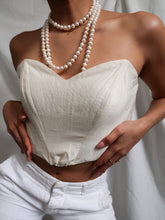 Load image into Gallery viewer, "Lady" silk bustier