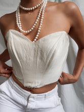 Load image into Gallery viewer, "Lady" silk bustier