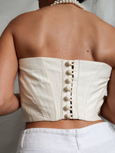 Load image into Gallery viewer, "Lady" silk bustier