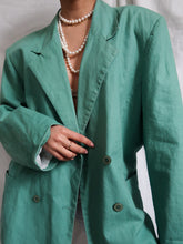Load image into Gallery viewer, "Noah" linen and cotton blazer