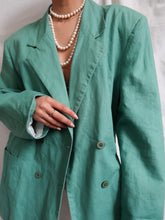 Load image into Gallery viewer, "Noah" linen and cotton blazer