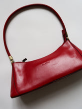 Load image into Gallery viewer, "Red flag" leather bag