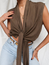 Load image into Gallery viewer, "Sand" silk top