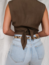 Load image into Gallery viewer, "Sand" silk top