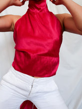 Load image into Gallery viewer, "Olivia" silk knot top
