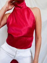 Load image into Gallery viewer, "Olivia" silk knot top