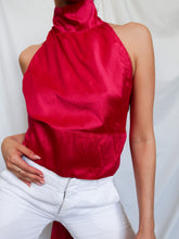 Load image into Gallery viewer, "Olivia" silk knot top