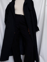 Load image into Gallery viewer, Navy trench coat