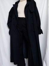 Load image into Gallery viewer, Navy trench coat