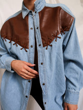 Load image into Gallery viewer, "Rodeo" denim shirt
