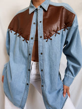 Load image into Gallery viewer, "Rodeo" denim shirt