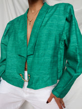 Load image into Gallery viewer, "Turquoise" linen vest